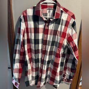 Express plaid dress shirt